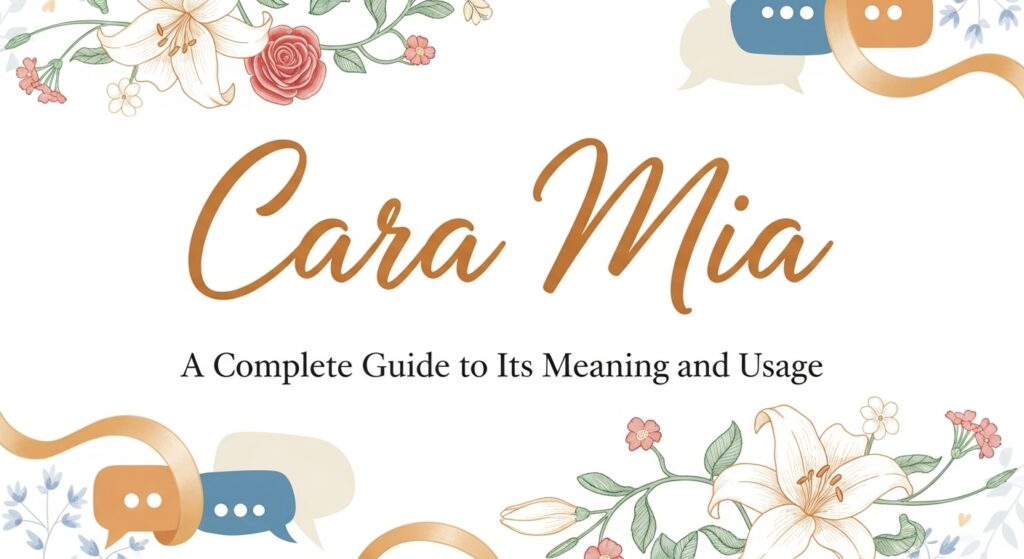 Does Cara Mia Mean